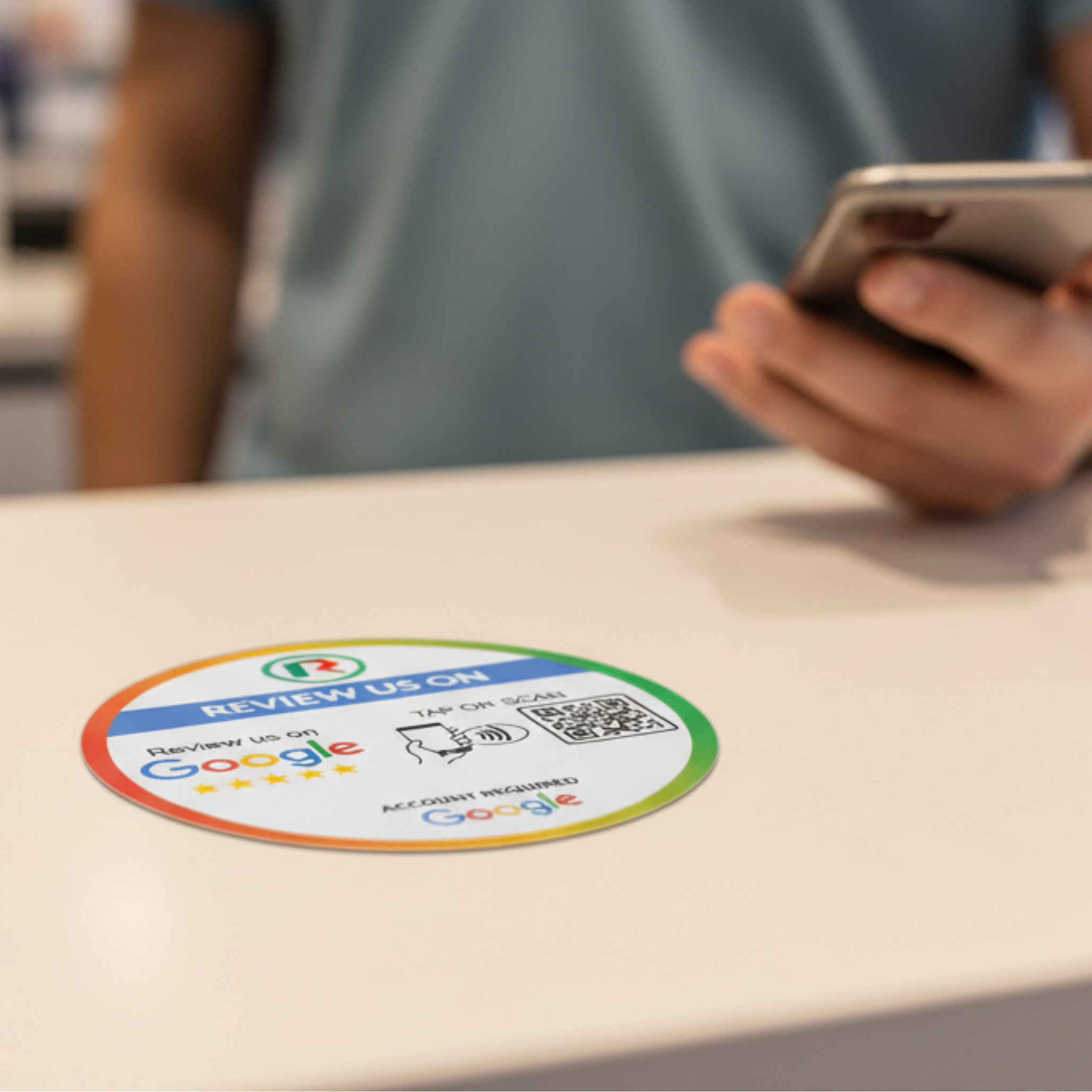 Google Review Sticker