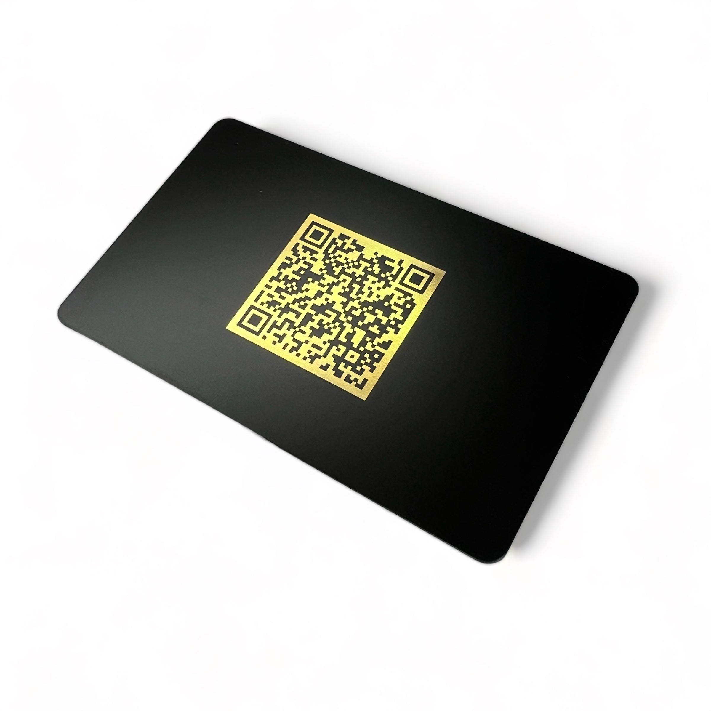 Smart-Tap, NFC Business Card Black Gold print