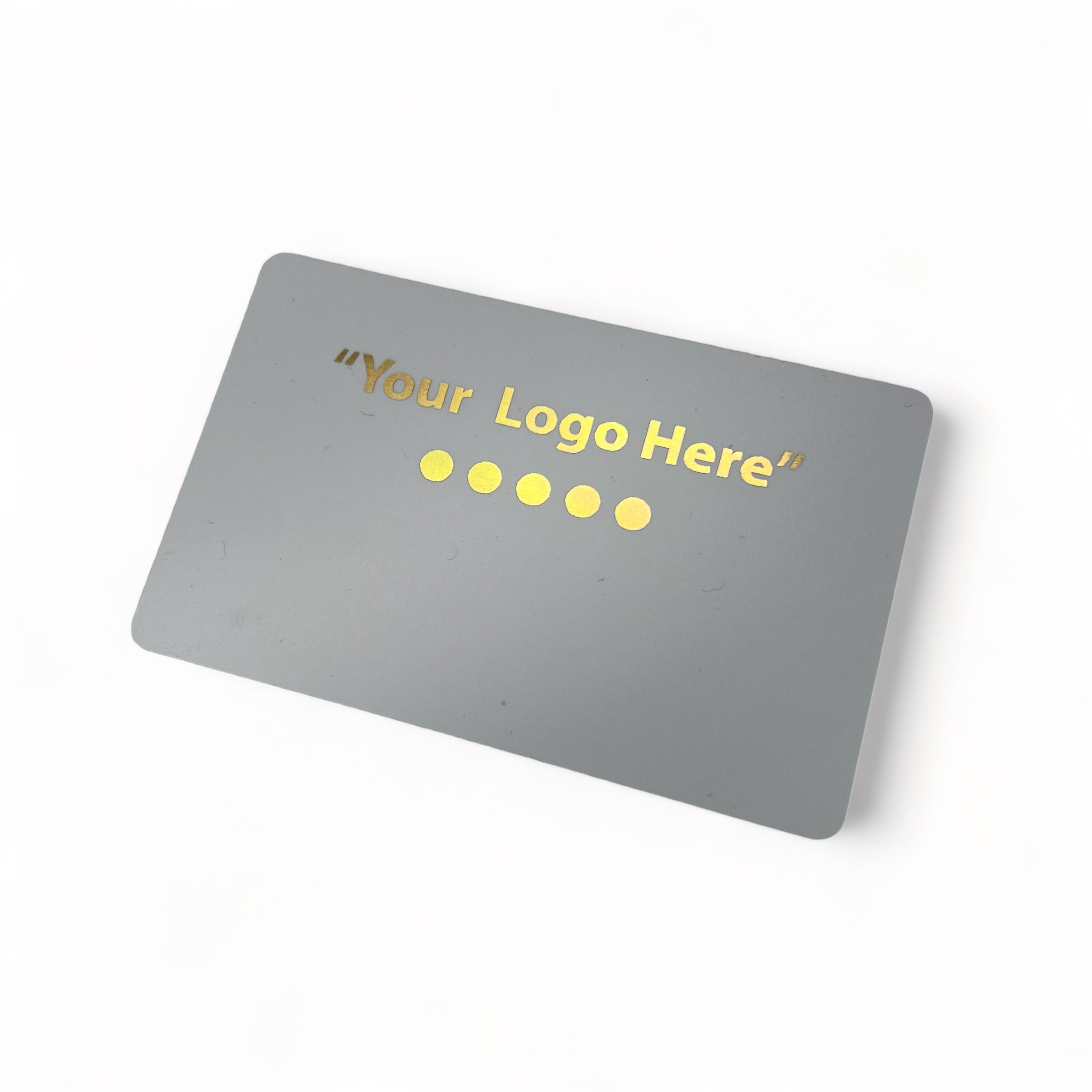 Smart-Tap, NFC Business Card White Gold print