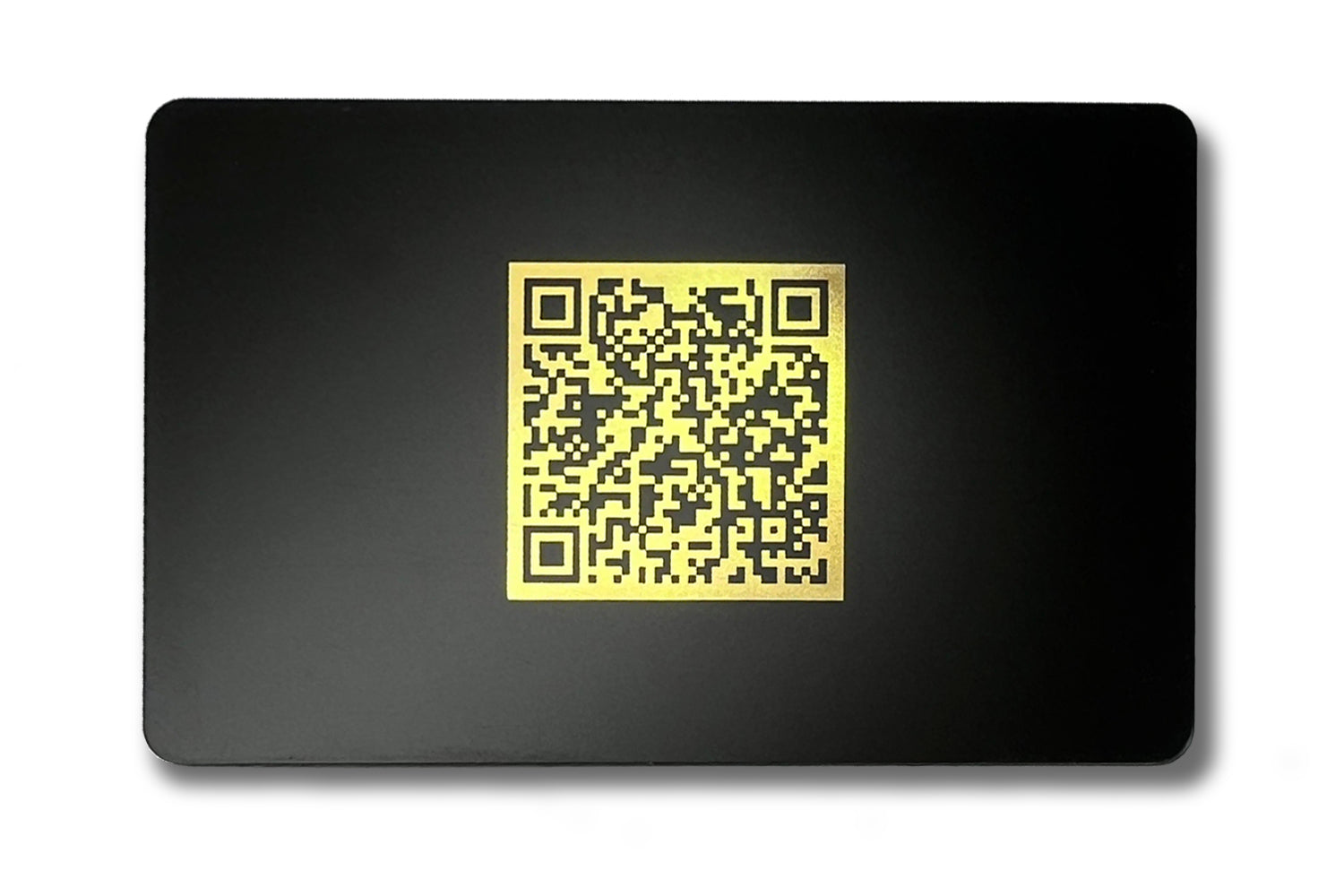 Smart-Tap,  NFC Business Card Black Gold print