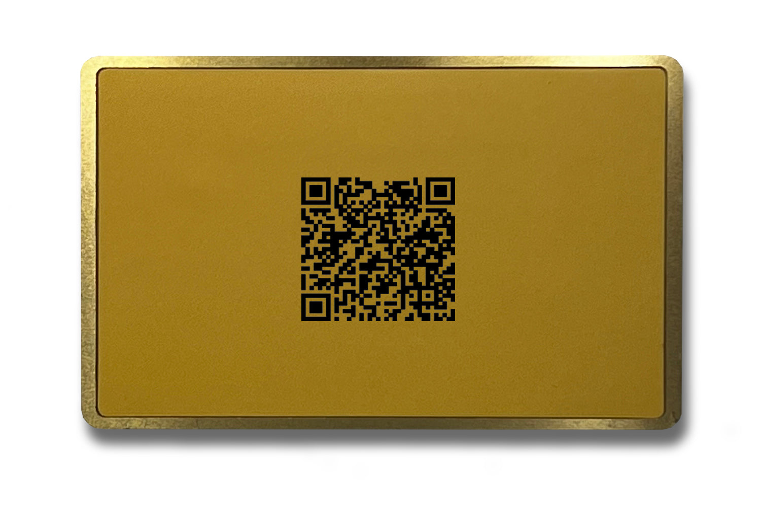 Smart Tap NFC Business Card Gold Back Black