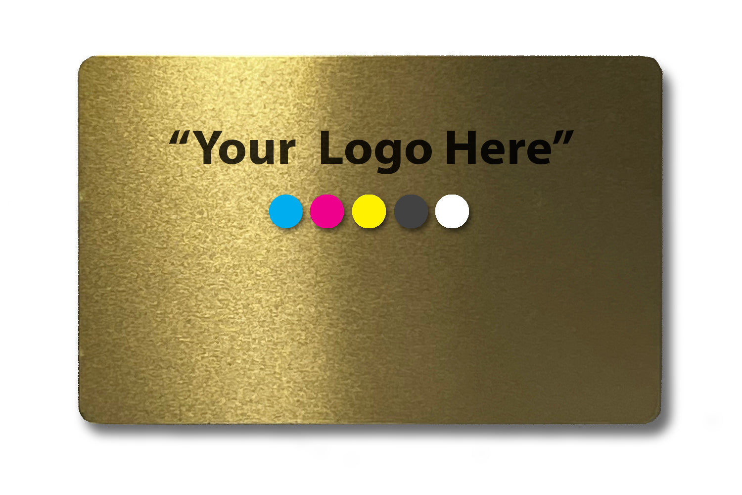 Smart Tap NFC Business Card Gold Color Front 