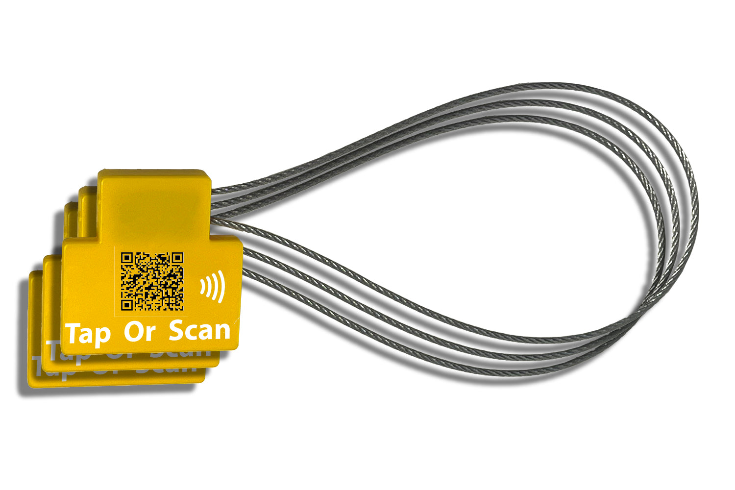 Smart-Tap, NFC Tag Βαλίτσας, με QR Code, Σετ 3 τεμαχίων