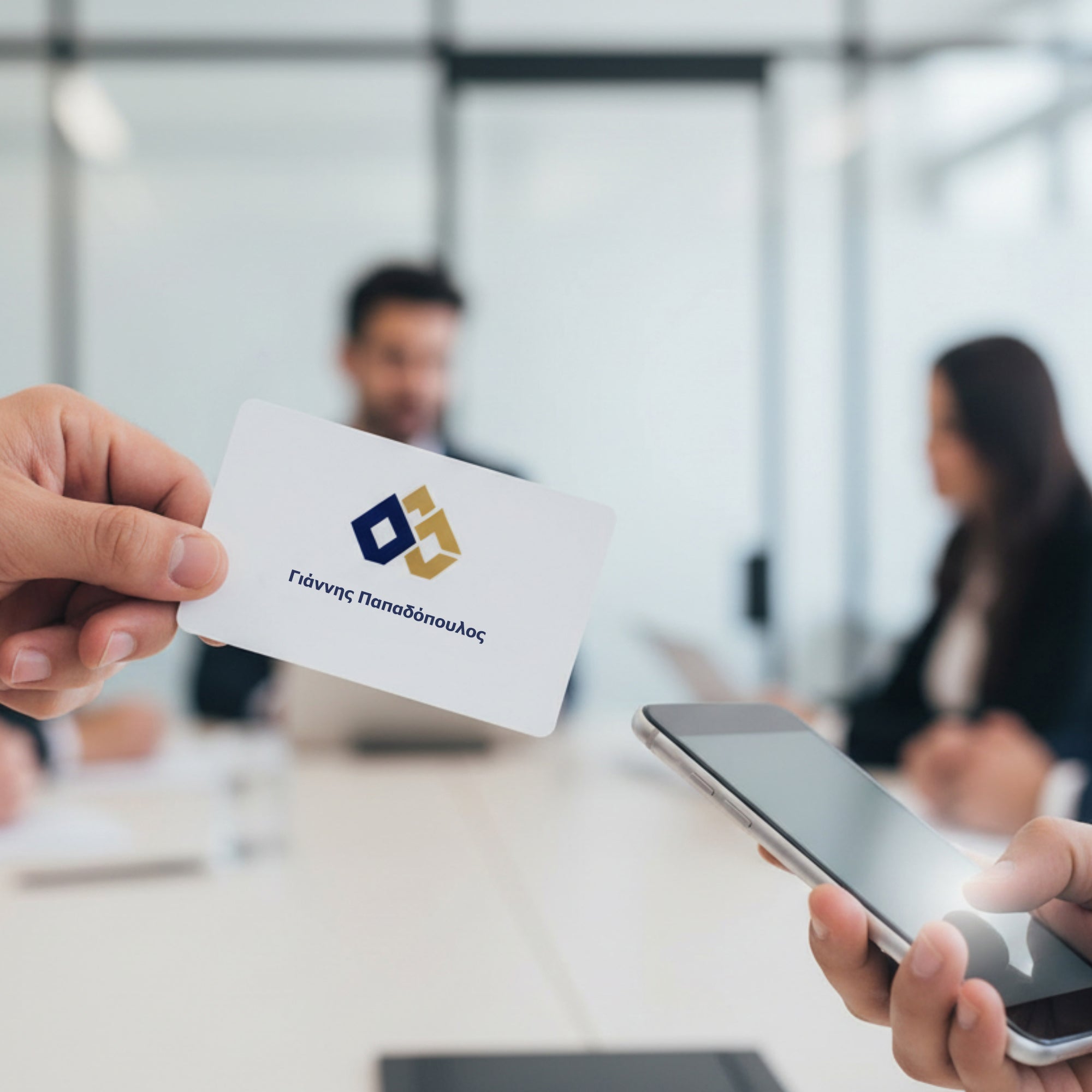 NFC Business Card PVC White