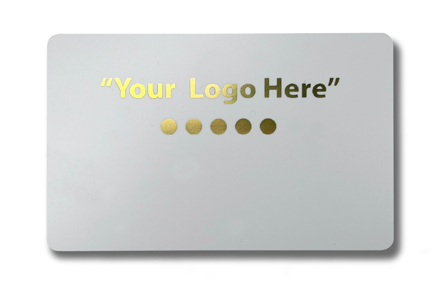 NFC Business Card PVC (Gold Print)