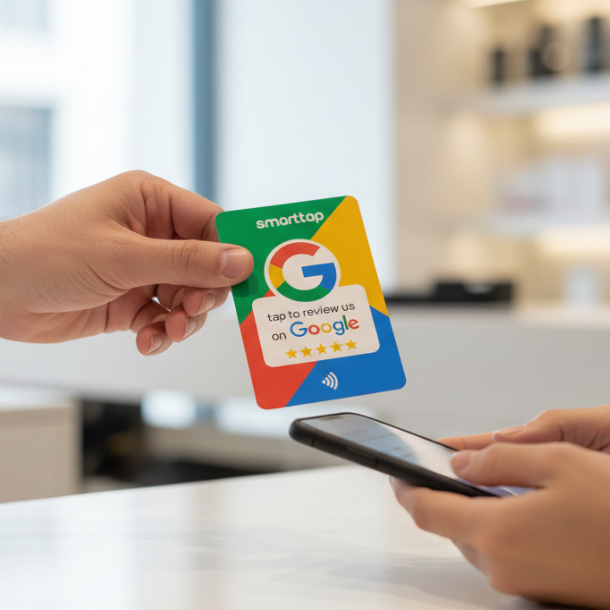 NFC Google Review Card (PVC) χωρίς λογότυπο