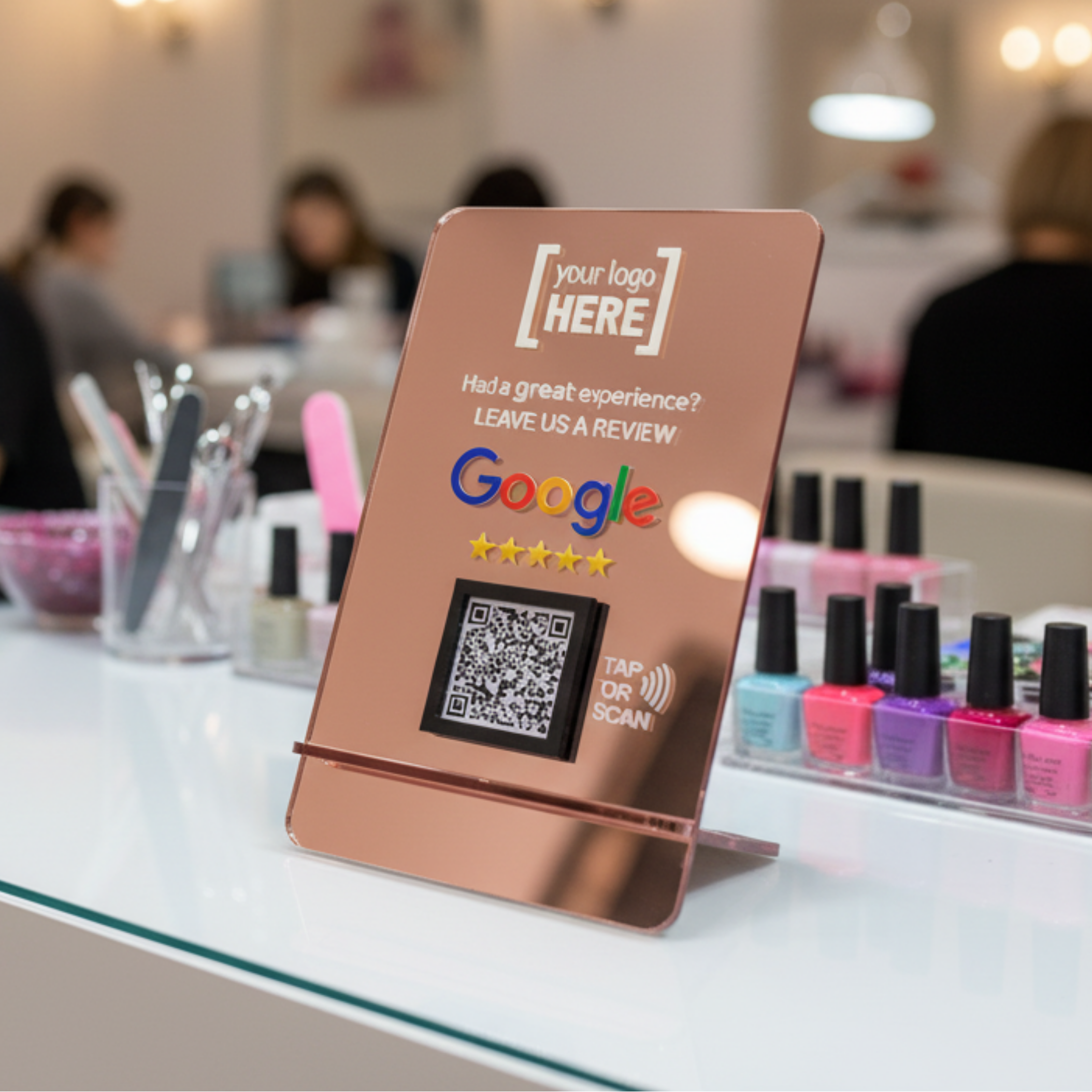 Google Review Table Talker (T-Shape Big)